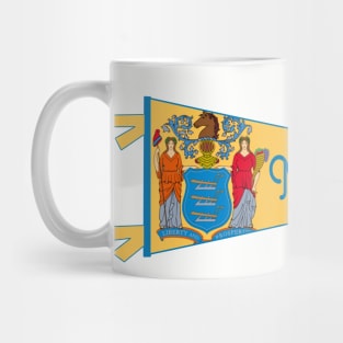 New Jersey Flag Pennant Mug